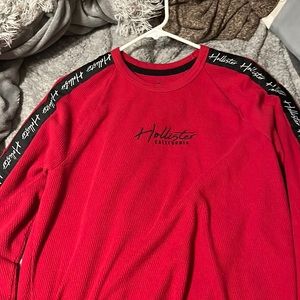 Red and black Hollister long sleeve large